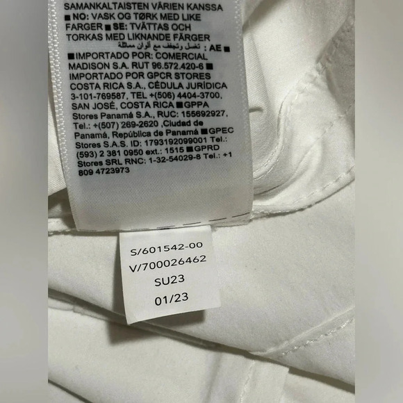 ATHLETA Performance Poplin Dress Small | White #601542 Has Pockets! - Picture 5 of 8